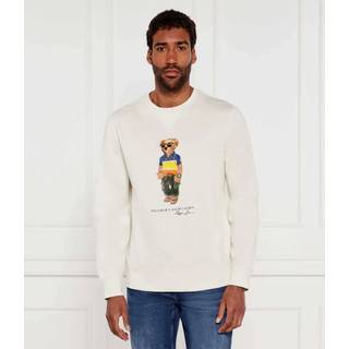 Polo Ralph Lauren Crew Neck Bear Sweatshirt White