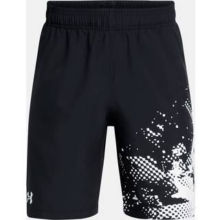 Under Armour Tech™ Woven Graphic Boys' Shorts Black / White / White YSM (127 - 137 cm)