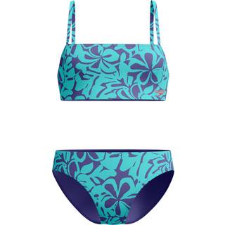 Women's Printed Adjustable Thinstap Bikini Blue/Green