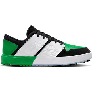 Nike Golf Golfsko Jordan NU Retro 1 G, sort/grøn/hvid