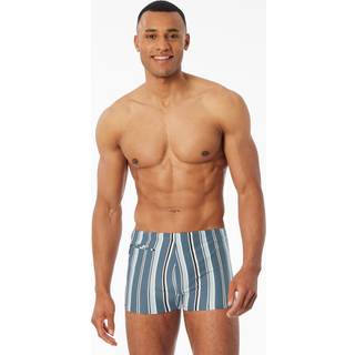 Schiesser Aqua Classic Swim Shorts - Blue/Lightblue - Large * Kampagne *