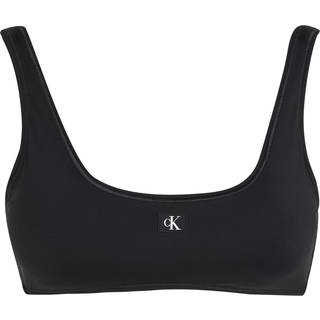 Bralette Bikini Top - CK Monogram - Black - XXL