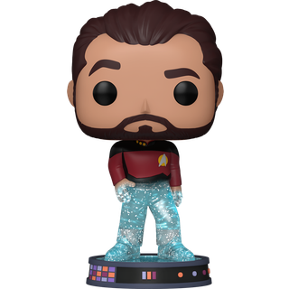 Star Trek Transporter POP! Plus Movies Vinyl Figure Riker 9 cm