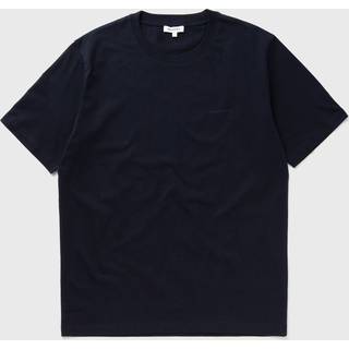 Norse Projects Johannes Logo Print T Shirt Navy