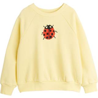Mini Rodini Ladybugs Sweatshirt Yellow 80/86 cm  Gul  80/86 cm  Unisex