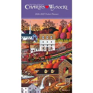 Charles Wysocki, Americana Sunday Start 2 Year Pocket Planner Diary 2026-7