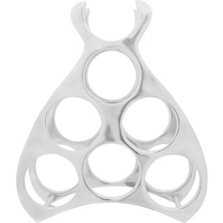 Vinfad Sølv 38 x 33 x 13 cm Aluminium