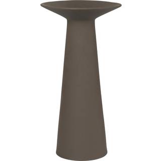 Kristina Dam Studio Collar Vase Stor Dark Brown Engobe