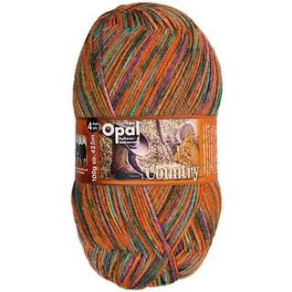 Opal Country 4-ply Gemutlichkeit 11296 Indhold: 75% ren ny uld / 25% polyamid Vægt/længde: 100 g = ca. 425 meter Anbefalede pinde: 2,5 mm Strikkefasthed: 10 x 10 cm = 30 m x 42 p Maskinvask, max 40°C / Må ikke tørretumbles.
