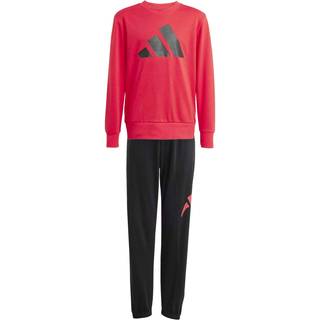 adidas Badge of Sport Large Logo Tracksuit Junior, Rød - 7-8Y