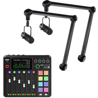 RØDE Rødecaster Pro II Podcast Pakke (2 Personer)