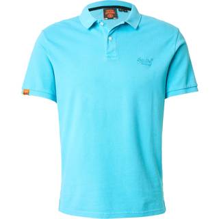 Superdry Superdry Blue Vint Destroy 100% Cotton Polo Shirt