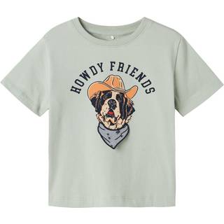Name It Hasse Top - Aqua Gray