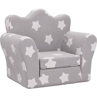 Sove Til Børn Blødt Plys - Lysegrå og hvid / Sofa