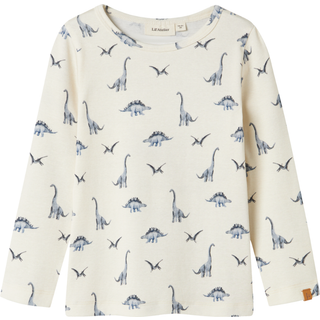 Lil Atelier Bluse Turtledove Med Dinoprint