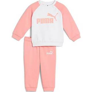 Puma Minicats Essentials Raglan Crew Shirt Set Toddler, Pink, Size 3-4Y, Clothing - Pink Fruit - 3-4Y