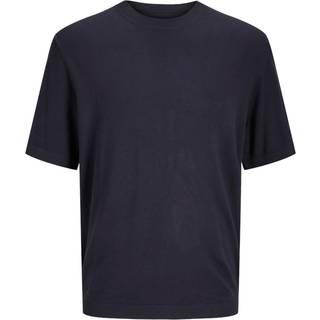Ensfarvet Strikket T-shirt