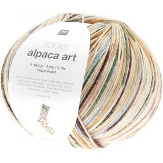 Socks Alpaca Art 4-fädig - Puder