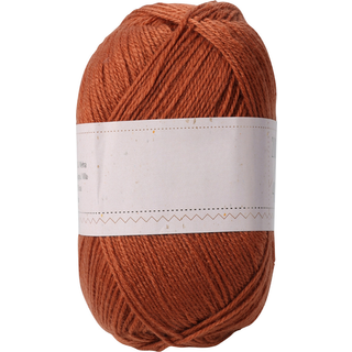 Orange Akryl Garn 200 g til Strikning og Hækling