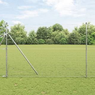 Stakitter 52 stk Ø32 mm 200 cm Galvaniseret Stål