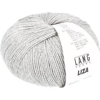 Lang Yarns Liza 003 Indhold: 70% viskose, 20% uld, 10% silke Vægt/længde: 50 g = 165 meter Anbefalede pinde: 3-3.5 mm Strikkefasthed: 10 x 10 cm = 24 m x 34 p Vask: Maskinvask 30 °C / Tåler tørretumbling / Brug aldrig skyllemiddel.