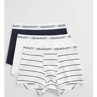GANT Herre 3-Pack trunk-underbukser med tynde striber (M)