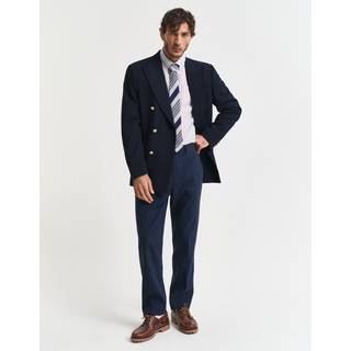 GANT Herre Slim fit jakkesæt-bukser af hør og bomuld (48)