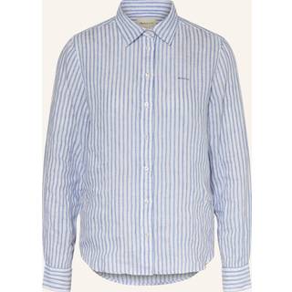 GANT Dame Regular fit stribet skjorte af hør (46)