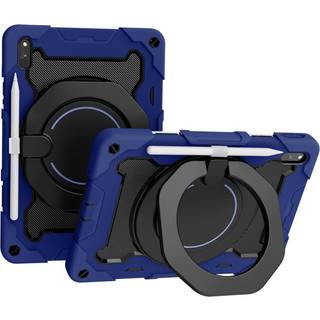 Huawei MatePad 11 Håndværker Cover m. Ståfunktion, Håndholder & Penholder - Blå