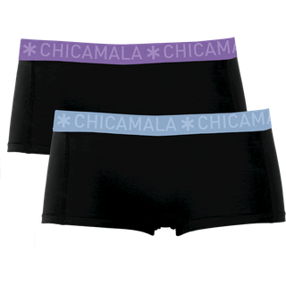 Meisjes 2-pack Boxershorts Effen