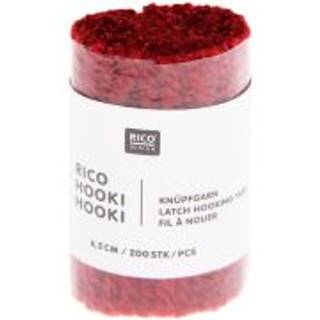 Rico Hooki Hooki Knüpfgarn - Dunkelrot