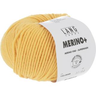 Lang Yarns Merino+ 049 Indhold: 100% Superwash Merinould Vægt/længde: 50 g = ca 90 meter Anbefalede pinde: 4.50-5.50 mm. Strikkefasthed: 10 x 10 cm = 17 m x 24 p Vask: Finvask 30ºC / Brug aldrig skyllemiddel / Tørres fladt.