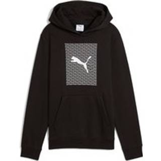 Men&#39;s Puma Essentials Logo Lab Hoodie Youth, Black, Size 13-14Y, Clothing - Black - 13-14Y