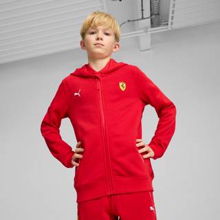 Puma Scuderia Ferrari HP Race Hoodie Youth, Red, Size 4-5Y, Clothing - Rosso Corsa - 4-5Y