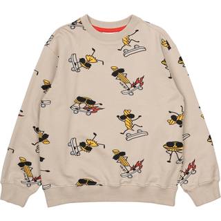 The New GOTS Narfa Sweatshirt Feather Gray 11-12 Y  Grå  11-12 år  mand