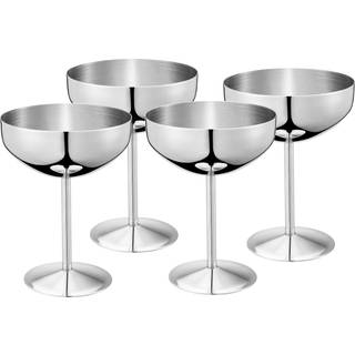 Dorre Dyane Ice Cream Goblet Stainless Steel 4-pack 14 Cm - Dessertskåle Rustfrit stål - 7-0124