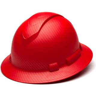 Pyramex Ridgeline Full Brim Hard Hat 4 Point Ratchet Matte R?dt m?nster