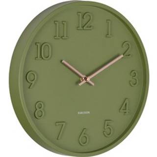 Vægur Calma grøn Ø.30 cm