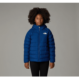 The North Face Girl's Reversible Perrito Hooded Jacket Syntetisk jakke Børn størrelse L farve blå