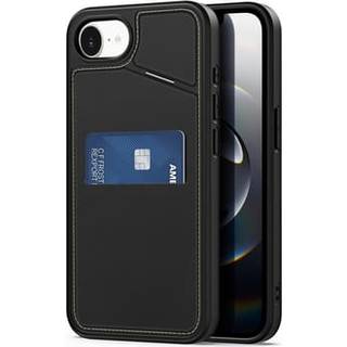 iPhone 16e Dux Ducis Rafi II Magnetisk Cover med kickstand og kortholdere - Sort