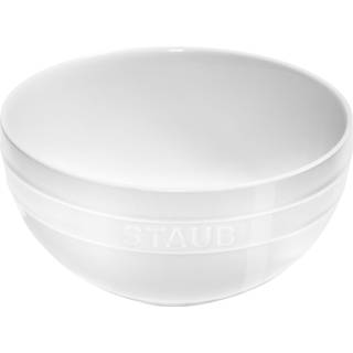 Staub Stentøj Skål 18 cm, Keramisk, Hvid