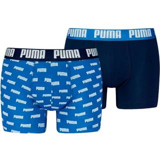 Puma 2-pak Everyday Aop Boxer - Navy/Blue - Small