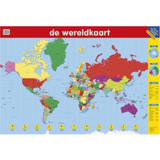 Deltas Educational poster - The World Map