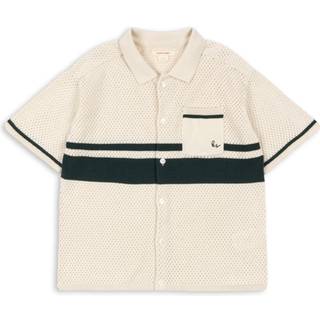 Konges Sløjd GOTS Hai Poloshirt Pine Grove 2 Y Creme 2 år Unisex