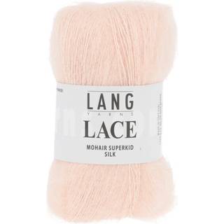 Lang Yarns Lace 027 Indhold: 52% Mohair, 42% Silke Vægt/længde: 25 g. = 310 meter Anbefalede pinde: 3-3.5 mm Strikkefasthed: 10 x 10 cm = 26 m x 40 p Vask: Håndvask / Brug aldrig skyllemiddel / Tørres fladt.