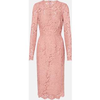 Dolce&Gabbana Lace midi dress - pink - L