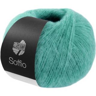 Lana Grossa Soffio 23 Akva Indhold: 60% merinould, 30% bomuld, 10% cashmere Vægt/Længde: 25 g = ca. 215 meter Anbefalede pinde: 3.5-4 mm Strikkefasthed: 10 x 10 cm = 29 m x 35 p Vask: Håndvask / Tørres fladt.