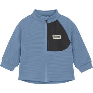 Color Kids Baby Stretch Fleece Jacket Fleecejakke Børn størrelse 98 farve blå
