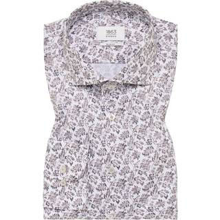 SLIM FIT Shirt in grey printed