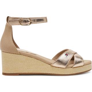 Metallic Wedge Espadrille Sandals